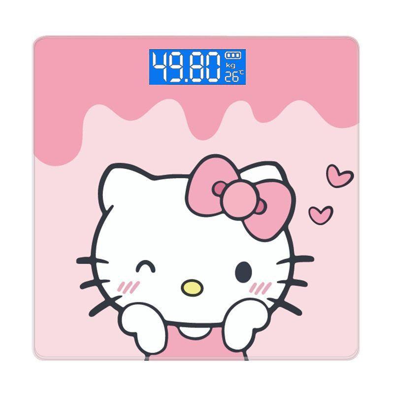Electronic Scale, Household Weight Scale, Cartoon Cute, Accurate, Smart, Bluetooth Rechargeable Body Fat Scale, Girls' Fat Loss Health Scale