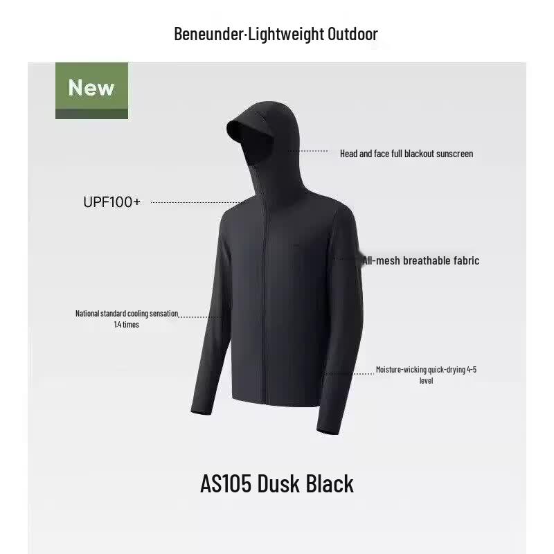 Beneunder Men s Breathable Sun Protection Jacket