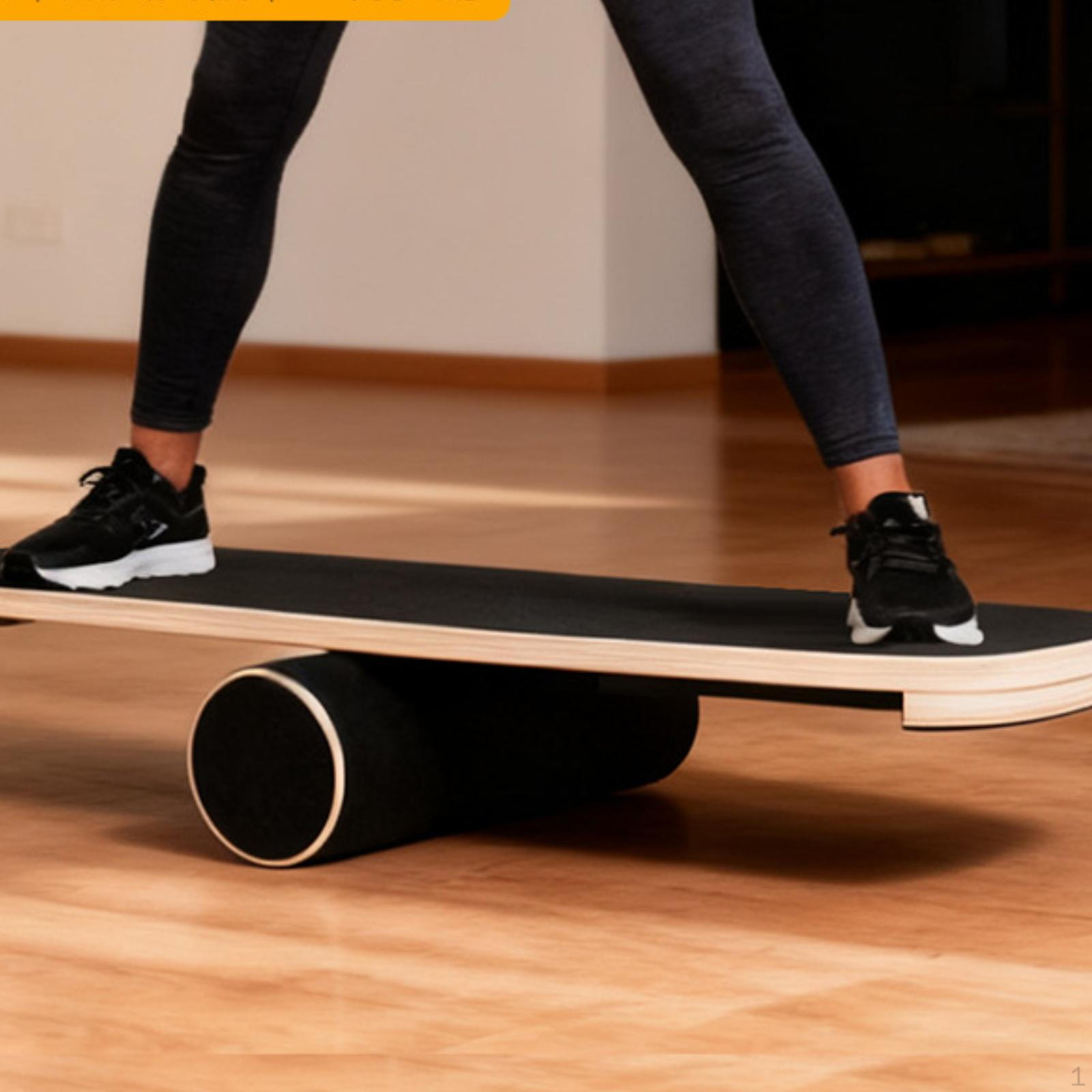 Balance Board – Training Device with Roller for Stability, Indoor Surfboard, Suitable