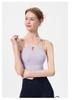 Women's Shockproof, Breathable Sports Bra with Criss-Cross Straps and Quick-Dry Cloud Feel - Water Drop Series