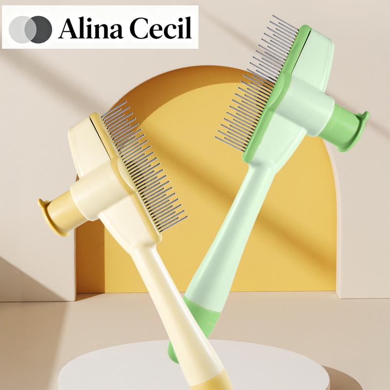 Katzenpflege Massagebürste Tierkamm Professioneller offener Knoten Tierhaarentfernungsbürste Robuster Kätzchenkamm Tierzubehör