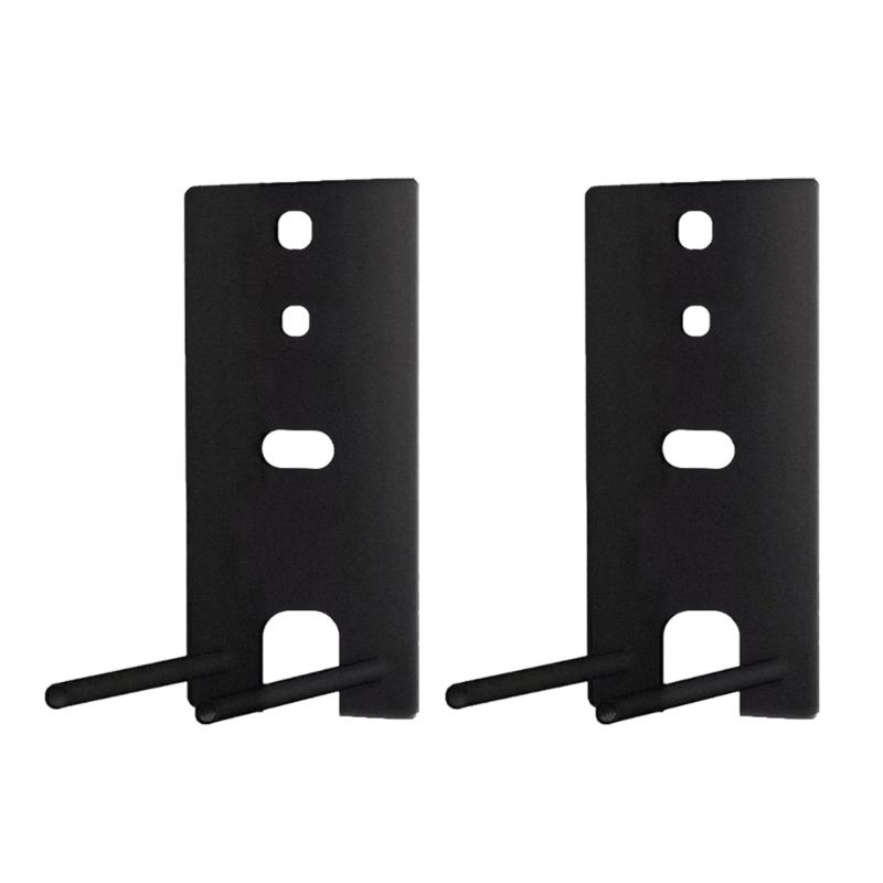 2Pieces Invisible Speaker Wall Mounts Steel Brackets for life 650 700 Select Home Theater Systems чёрный