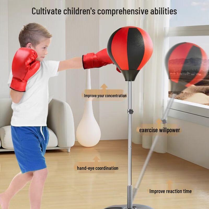 Jianli Kids' Home Boxing Speed Bag & Tumbler Trainer