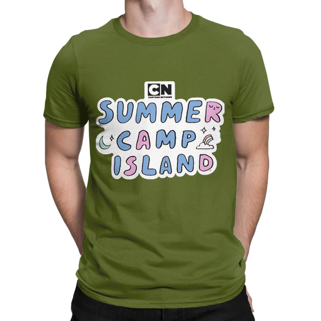 Summer Camp Island logo Funny Graphic 100 Cotton TShirt summer camp island Tops Tees For Unisex