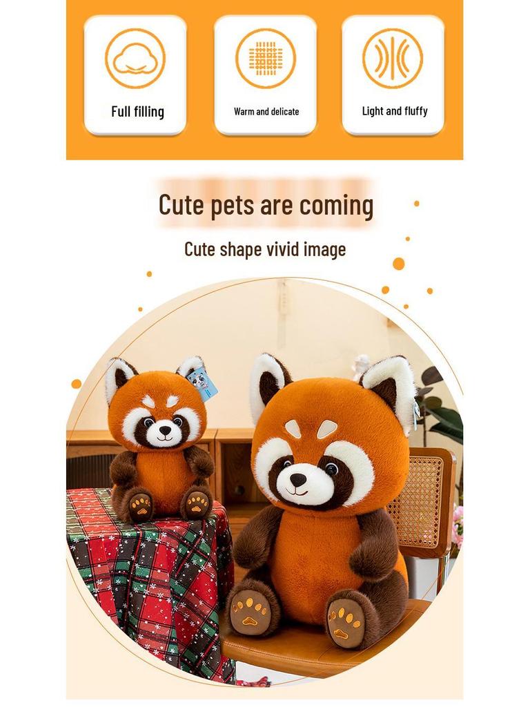 Adorable Raccoon & Panda Plush Toys - Perfect Holiday Gifts for Kids