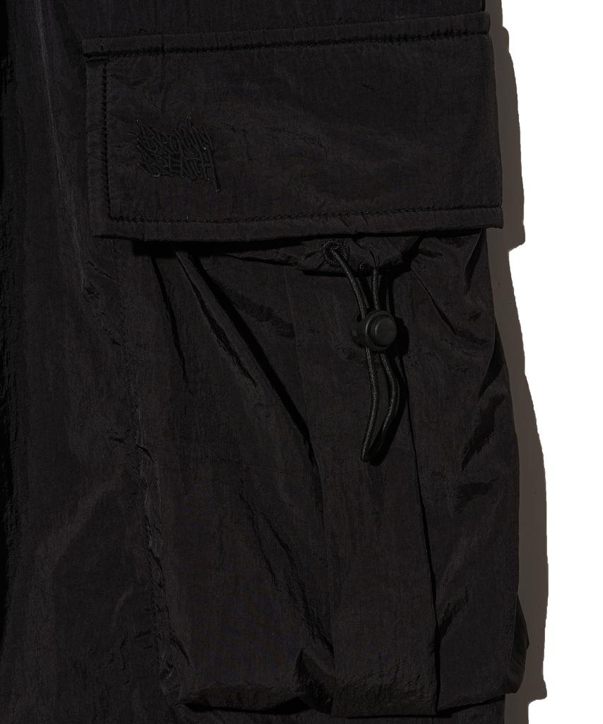 BROWNBREATH W Tag Cargo Pants - Black