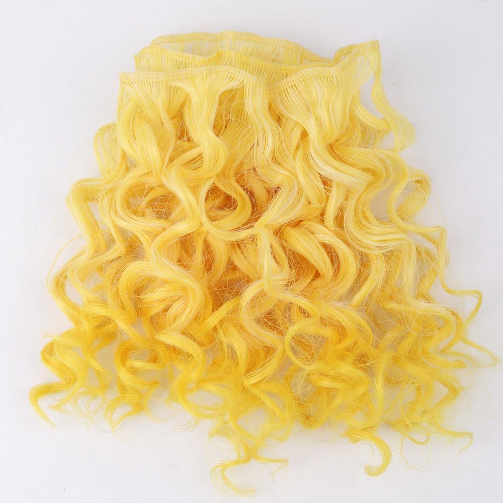 Hochtemperatur-Draht BJD-Puppe Lockiges Haar Imitation Locken Puppenhaar BJD-Perücke DIY DIY-Sachen