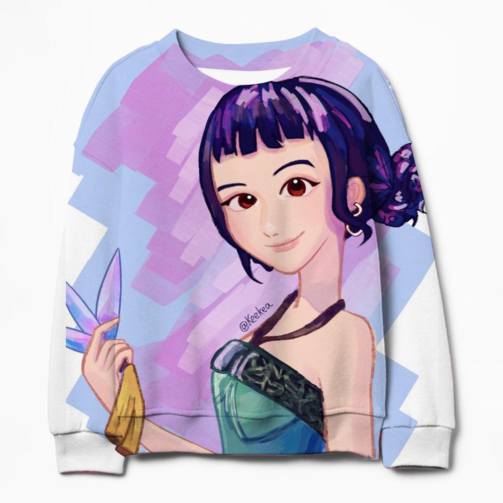 Girl K-pop Demon Hunter Fashion Casual Sweatshirt Movie,new Arrivals children,K-pop Trendlong-sleeve Crewneck Top