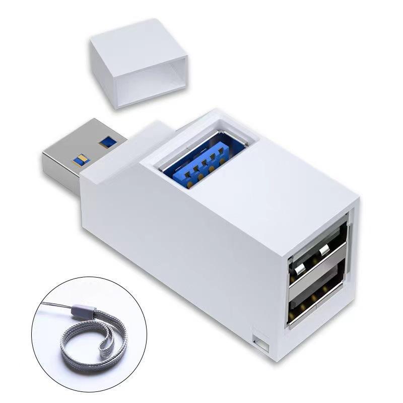 High Speed USB 3.0 HUB Adapter Extender Mini Splitter Box 3 Port Data Transfer USB Splitter Docking Station For PC Laptop Parts