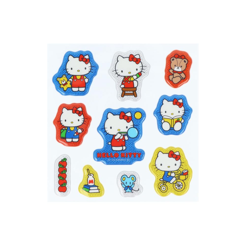 Stationery Sanrio Character Glitter New Life Collection Hello S8813213 Sun-Star Stickers, Kitty,