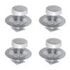 4Set Ant Proof Hive Feet Stainless Steel Beehive Base Beekeeping Beehive Stand for Beekeeper