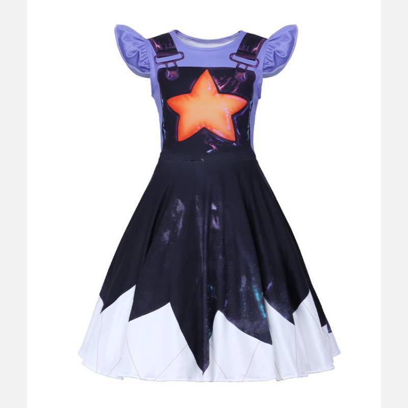 Robe Kostume Lily Lovebraids de Poppy Playtime Pour Cosplay et Événements d'Halloween