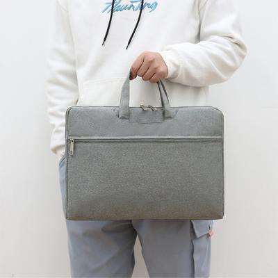Fashion Business Laptop Bag Simple Sleeve Rod Simple Business Trip Large Capacity Handheld Briefcase