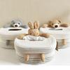 Lovely Desktop Tissue Box Holder Convenient Desk Accessory Tissue Box Cute Animal Themed Paper Storage Container