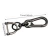 Practical Carabiner Hook Keychain With Swivel and Screwdriver Key Holder Accessory for Bags Handbags Business Use