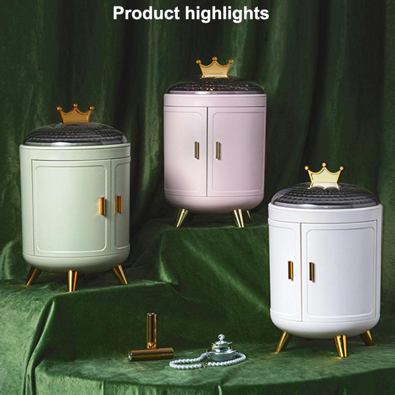 Schreibtisch-Aufbewahrungsbox Kosmetik-Aufbewahrungsbox Halskettenbox Lippenstift-Displaybox Schmuck Schreibtischdekoration Multifunktionale Accessoires