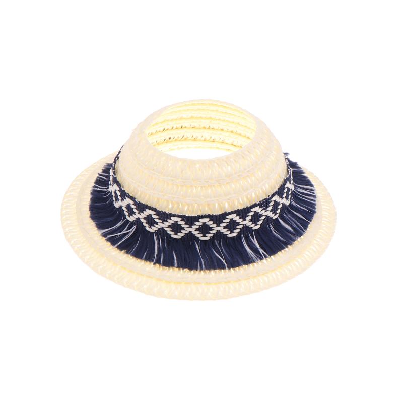 Mini Doll Straw Hat Empty Top Plush Dolls Clothes Accessories Cute Dolls Decoration Pretend Play Toys
