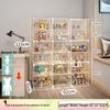 Transparent Lego Brick Display Cabinet: Dustproof Acrylic Storage for Figurines