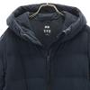 Uniqlo Seamless Down Jacket L Navy Women Used