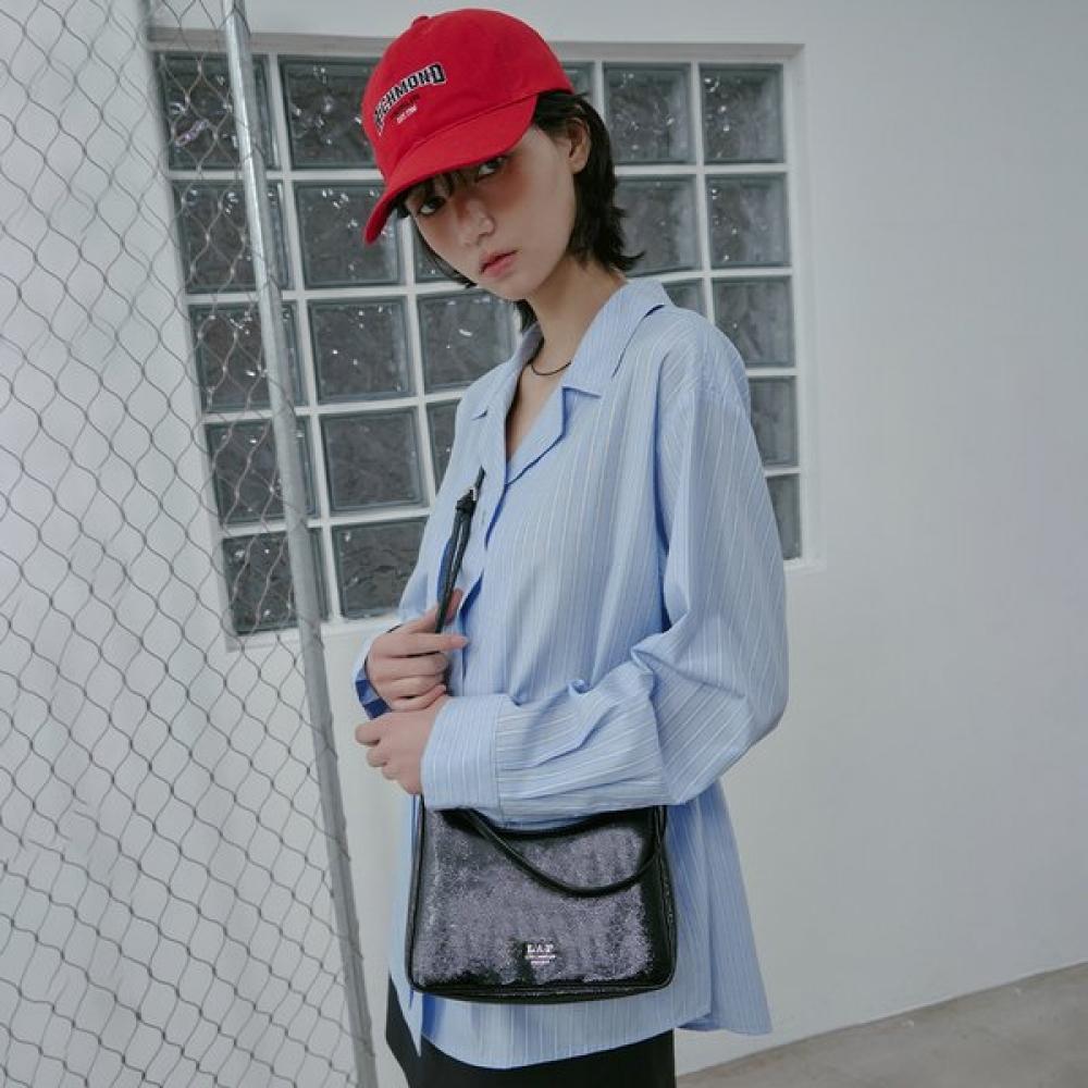 Glossy Shoulder Hobo Bag As7ab221