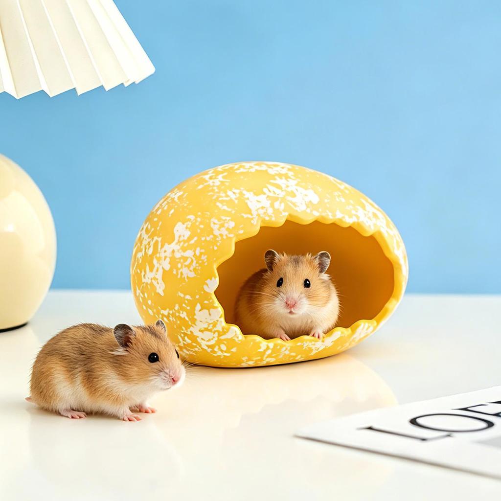 Ceramic Hamster Hideout: Cooling Nest for Small Pets