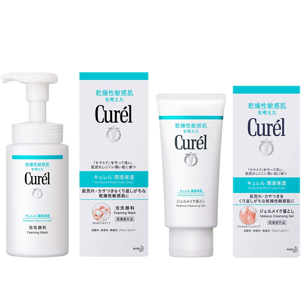 Set Purchase Curel Gel Makeup Remover Foam Cleanser