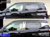 BRIGHTZ ek Wagon B33W B36W Super Mirror Plated Pillar Panel Cover 8PC for with Visor B33 B36 eK Wagon [PIL-SIL-410]