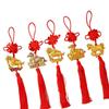 1 Pc Chinese Zodiac Horse Lucky Tassels Pendant Car Hanging Ornament Spring Festival Home Decorations Accessories New Year Gifts