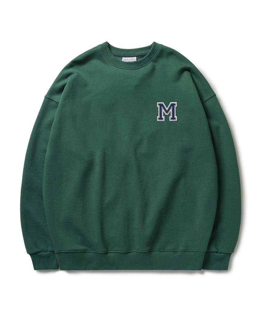 MINIMALPROJECT M Logo Oversized Sweatshirt Mmt131 [Green]