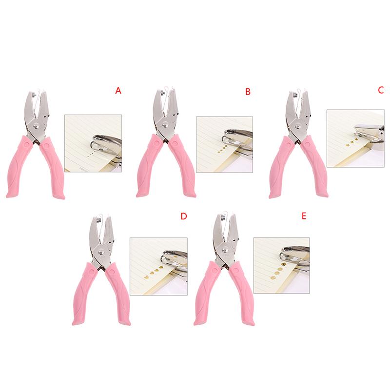 Hand Held Single Hole Punch Small Stationery Binding Punch Card Punch