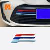 For Toyota Corolla Sedan    ABS Car Front Head Grille Fence Decoration strip Cover Trim Car styling Accessories