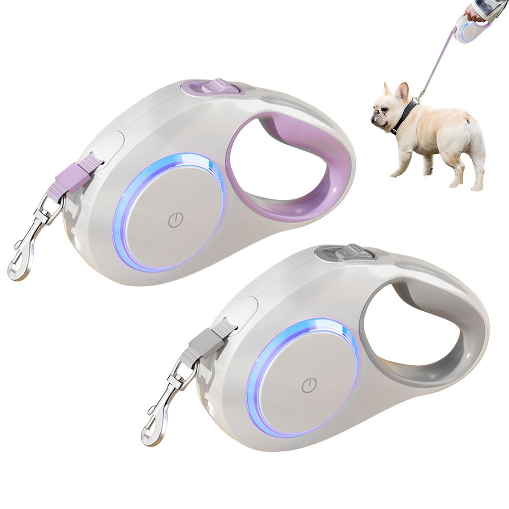 Retractable Dog Heavy Duty Auto Lock Pet Retractable With Strong Nylon Tape One Hand Brake Control Dog Accessories For Puppies