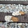 Fashion 2025 Spring Fashion Buckled Decorated Toe-cap Suede Slippers Closed Toe Solid Color Low Heel Novelty Women's Mules Large Size