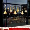Santa Claus Christmas Window Cling Stickers for Tree and Scene Decoration