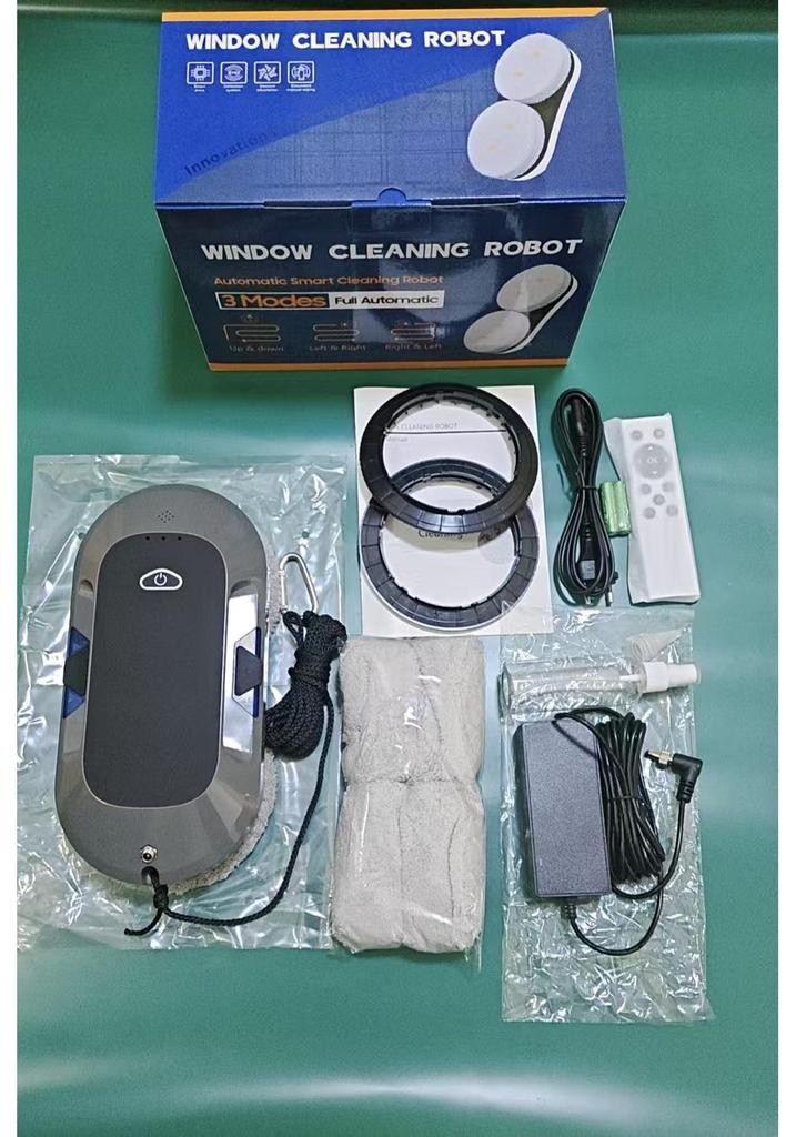 Electric Intelligent Window Cleaning Robot for Glass Surfaces