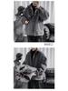 Men's Stylish Woolen Cotton Jacket - Autumn/Winter Velvet Warm, Korean Trend, Couples, Thick and Casual.