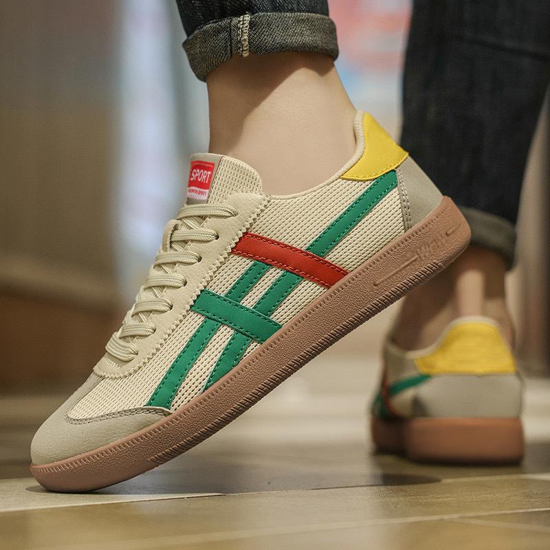 Men's shoes retro Dexun shoes 2025 new couple Forrest Gump shoes fashion trend casual board shoes