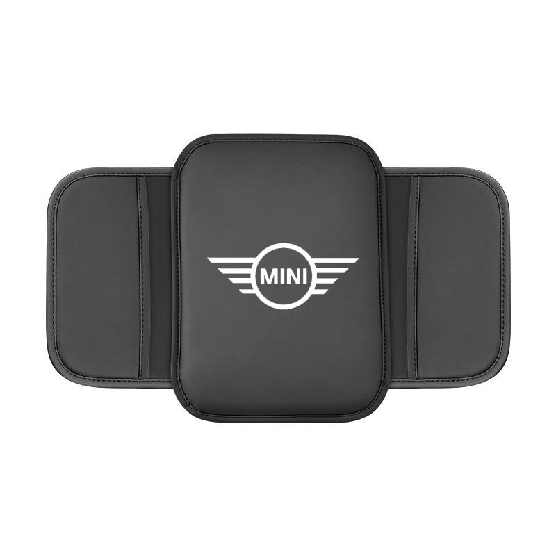

Car Center Console leather Arm Rest Box Cover Protective Mat For Mini John Cooper R56 F56 Countryman R60 F60 Clubman F54 R55 Coo чёрный