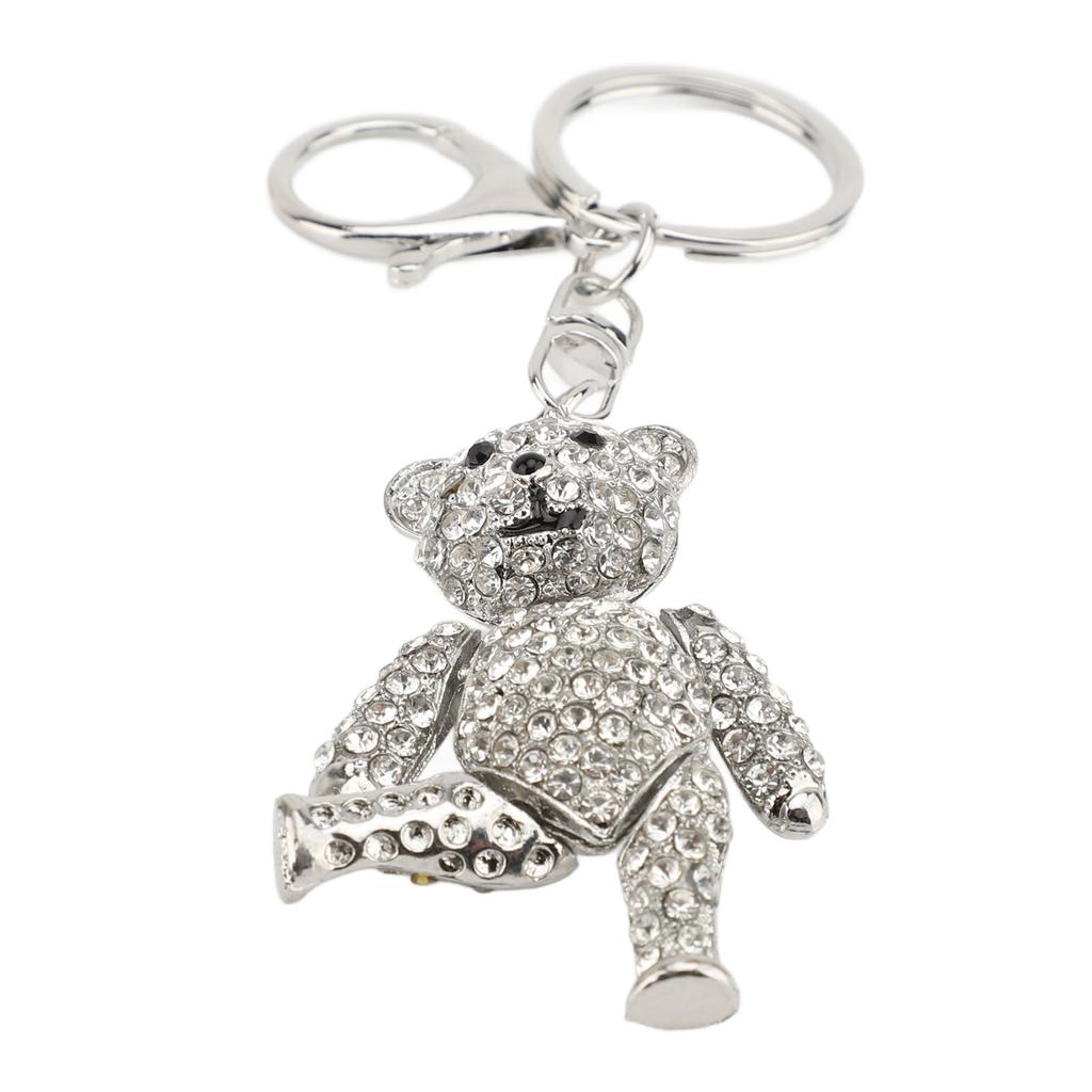 Keychain Artificial   Pendant Keychain Rhinestone Car Key Keychain For Bags Wallets Backpacks