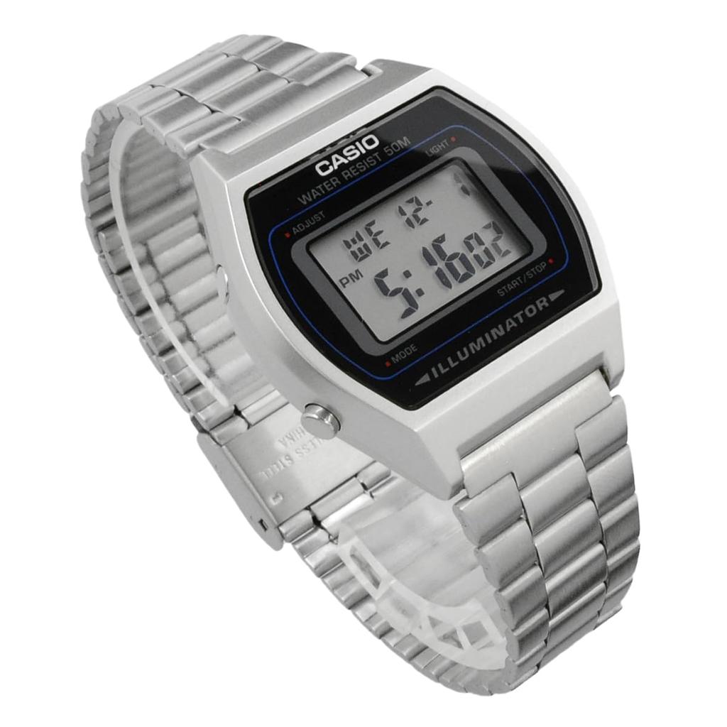Casio Digital Vintage Overseas Model Watch, Series, B640WD-1AV, Unisex, Silver, [Used]