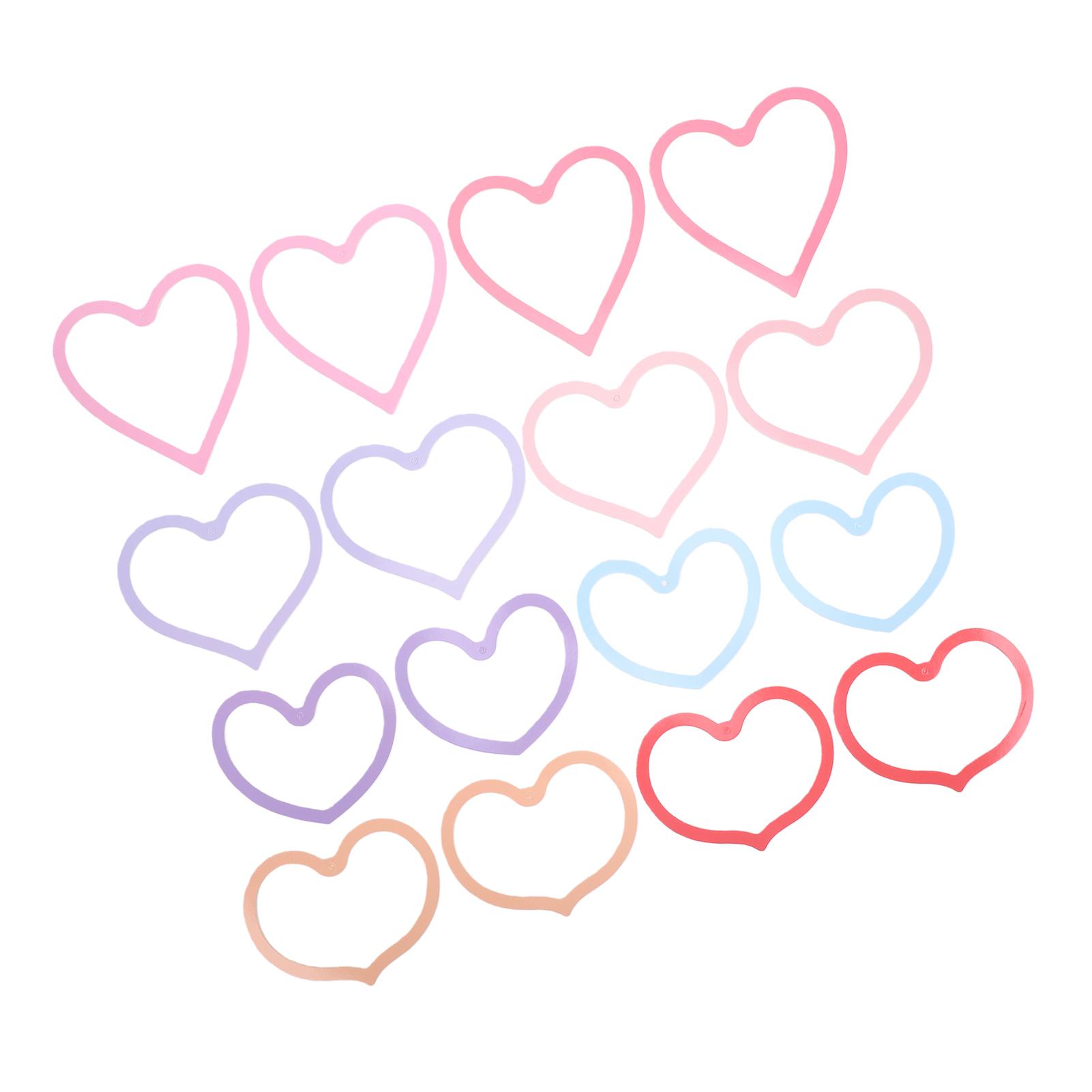 

Пасхальное Украшение на Окно Набор для Творчества DIY Набор для Вырезания из Бумаги с 16 Шаблонами Цветная Пластиковая Бумага Подвесные Украшения Hearts