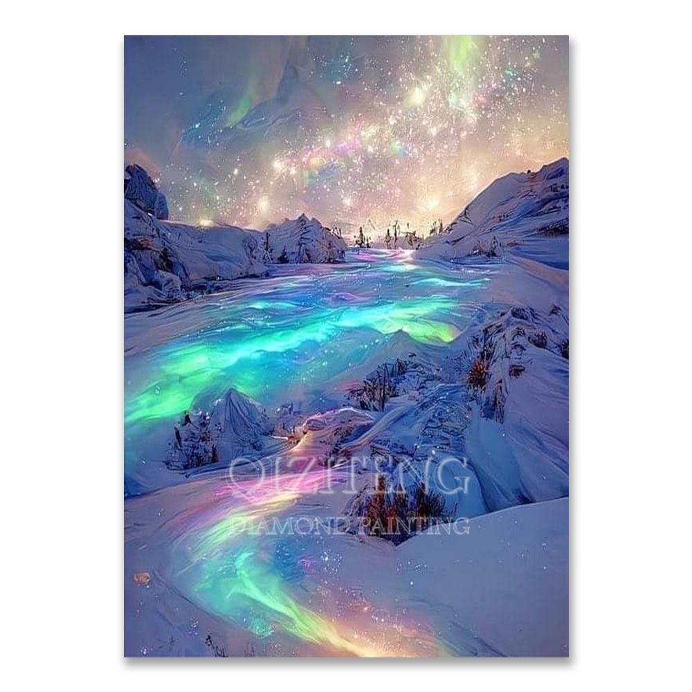 Europäische Architektur 5D DIY Diamantmalerei Set Naturlandschaft Voll Diamant Mosaik Kreuzstich Set Raumdekoration Geschenk