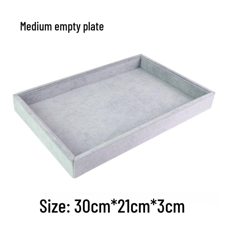 Zestaw biżuterii z lodowego aksamitu: Taca, Rama, Manekin, Przechowywanie naszyjników i bransoletek