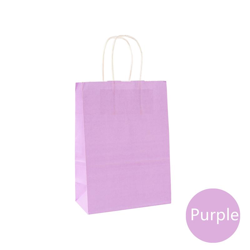 

StoBag, Colorful Kraft Paper Gift Bag, Solid Color, for packing Goodies takeaway, birthday, wedding, Eco-Friendly, 12/30pcs 30pcs&11x6x15cm