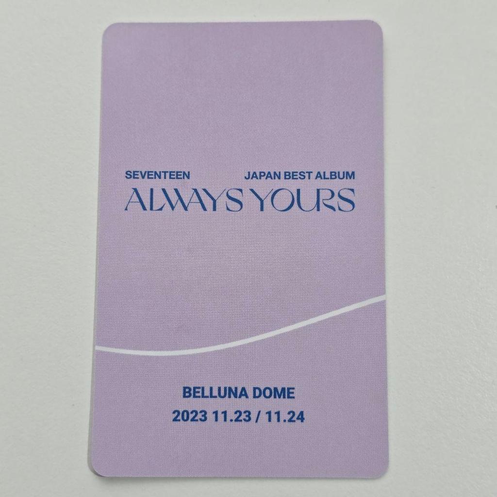 [USED] SEVENTEEN Dokyeom Always Yours Saitama Trading Card