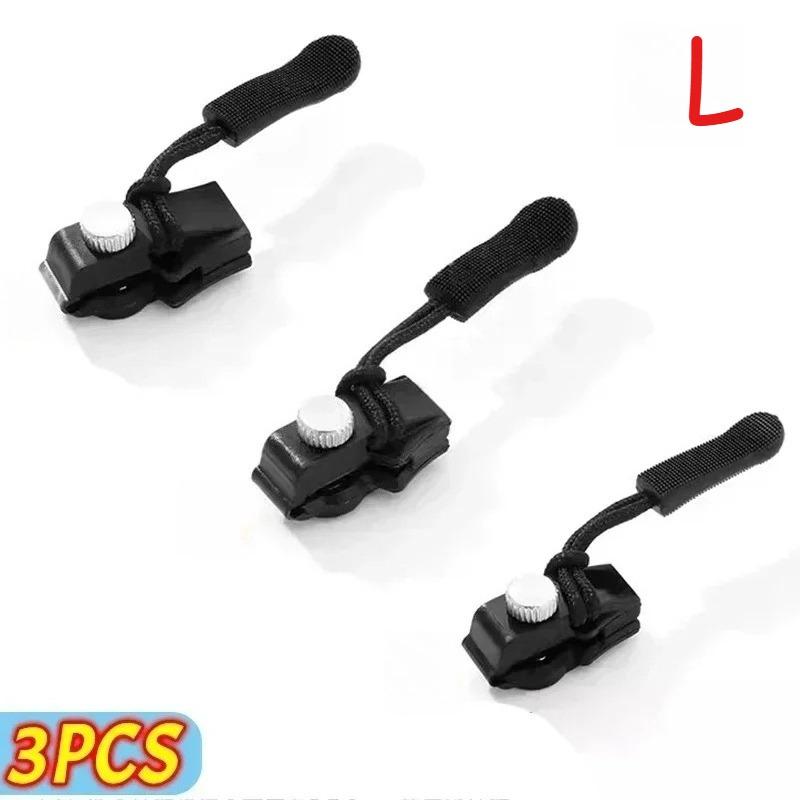 1/3/6Pcs Universal Instant Zipper Repair Replacement Sliding Teeth Rescue Zipper Sliders Zipper Pull Sewing Supplies