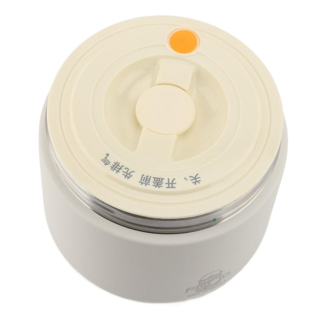 Isolierter Lebensmittelbehälter 304 Edelstahl Lang anhaltende Isolierung Vakuum Brotdose mit Löffel Essstäbchen für Büro Schule