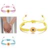 Handmade Sunflower Friendship Bracelet With Floral Design For Women And Couples