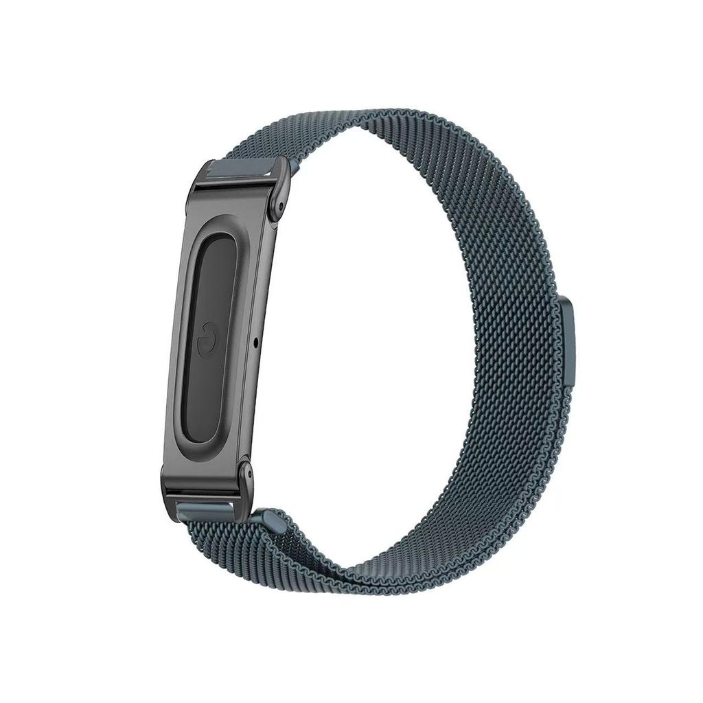 Advanced Magnetic Milanese Loop Strap With Metal Bezel For Google FitbitAir Stainless Steel Smart Watch Wrist Band For Men Women