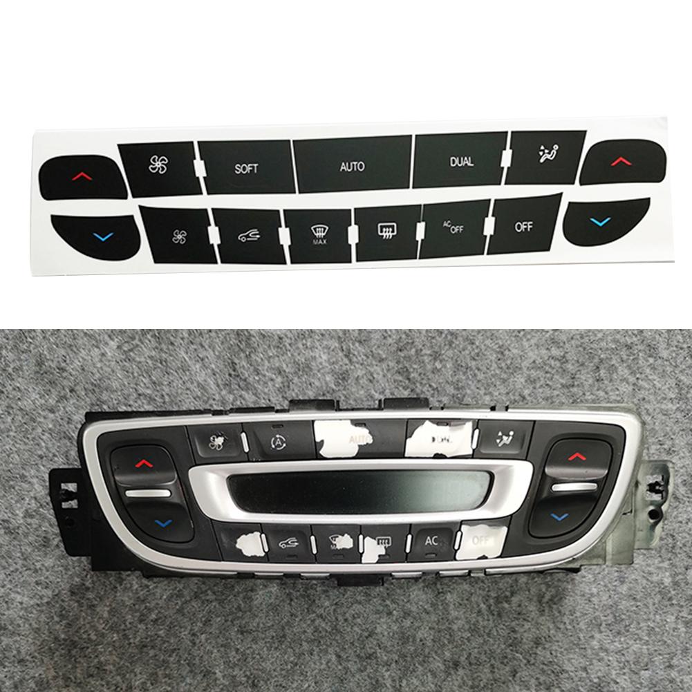 Sticker Button Repair Decal Sticker Buttons Decal Sticker Megane Reduced Light Penetration Repair Buttons Sign Control Cells